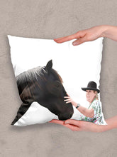 Load image into Gallery viewer, Human and Pet Design - Custom Pet Pillow - NextGenPaws Pet Portraits
