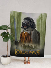 Load image into Gallery viewer, Lord of the Paws - Custom Pet Blanket - NextGenPaws Pet Portraits
