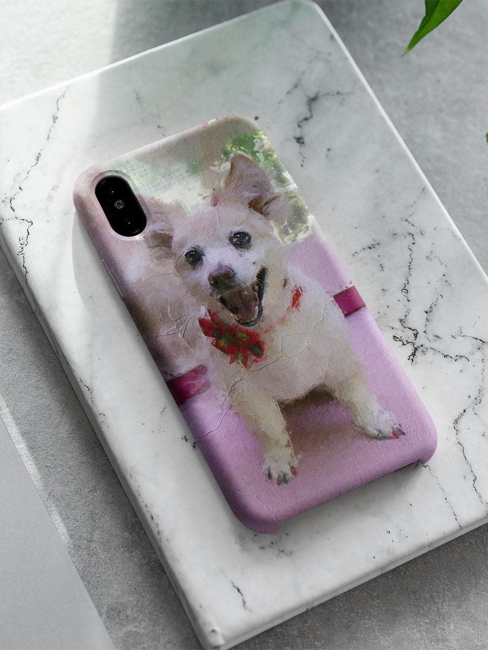 Craquelure Oil Painting - Custom Pet Phone Cases - NextGenPaws Pet Portraits