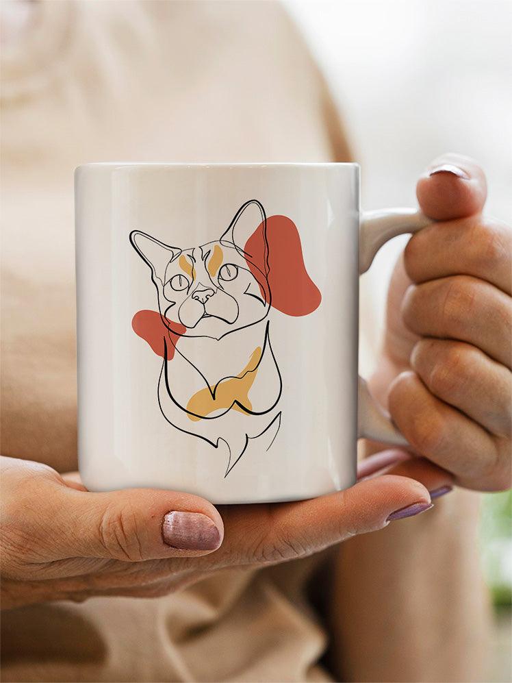 Line Art - Custom Pet Mug - NextGenPaws Pet Portraits