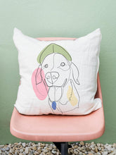 Load image into Gallery viewer, Line Art - Custom Pet Pillow - NextGenPaws Pet Portraits
