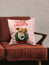 Load image into Gallery viewer, Merry Christmas   - Custom Pet Pillow - NextGenPaws Pet Portraits
