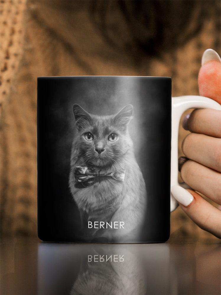 ModerNoir - Custom Pet Mug - NextGenPaws Pet Portraits