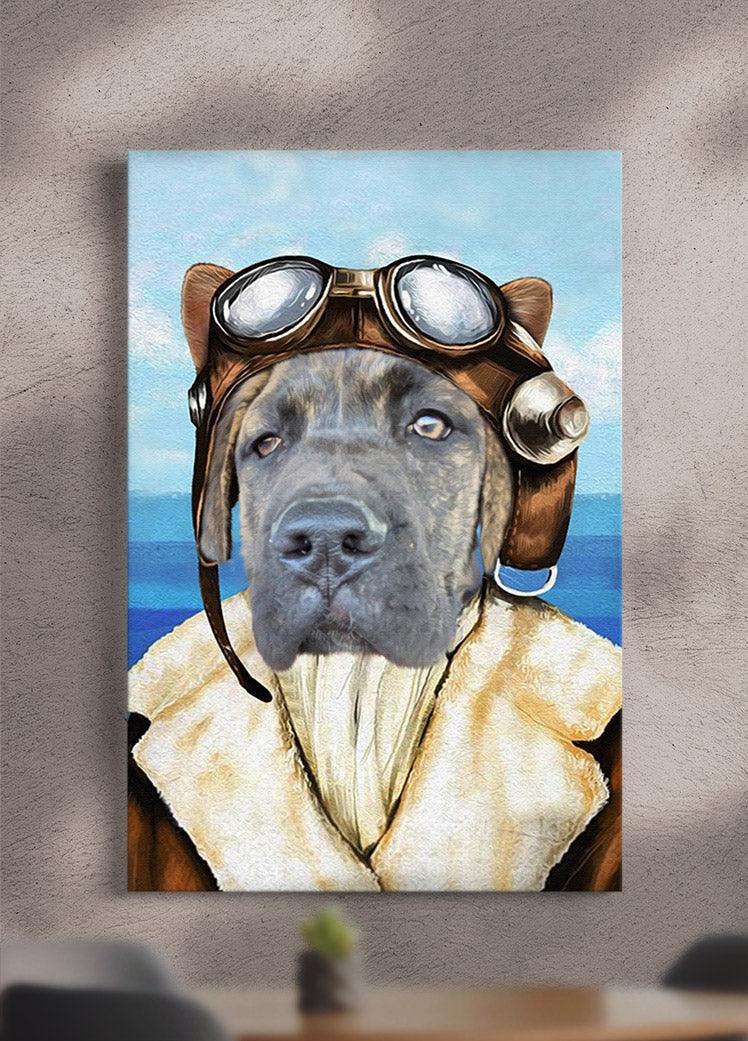 Modern Pilot - Custom Pet Portrait - NextGenPaws Pet Portraits