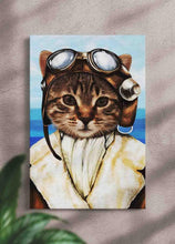 Load image into Gallery viewer, Modern Pilot - Custom Pet Portrait - NextGenPaws Pet Portraits
