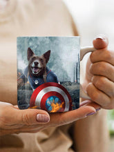 Load image into Gallery viewer, Captain Doggmerica - Custom Pet Mug - NextGenPaws Pet Portraits
