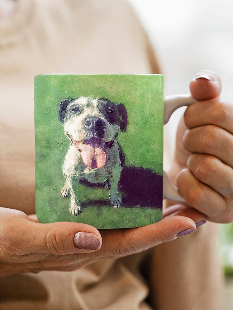 Craquelure Oil Painting - Custom Pet Mug - NextGenPaws Pet Portraits