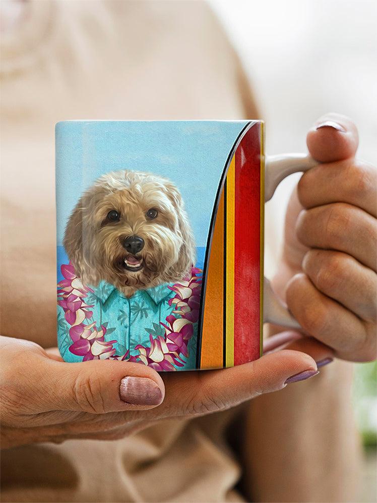Surfer - Custom Pet Mug - NextGenPaws Pet Portraits