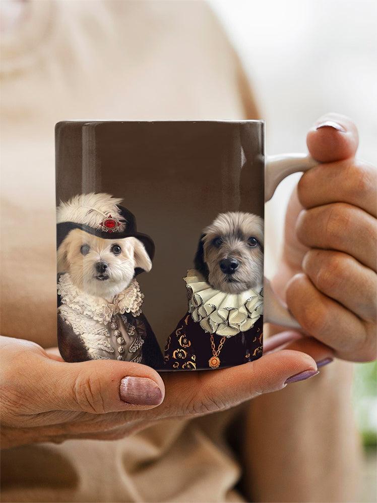 The Bourgeois Sisters - Custom Sibling Pet Mug - NextGenPaws Pet Portraits