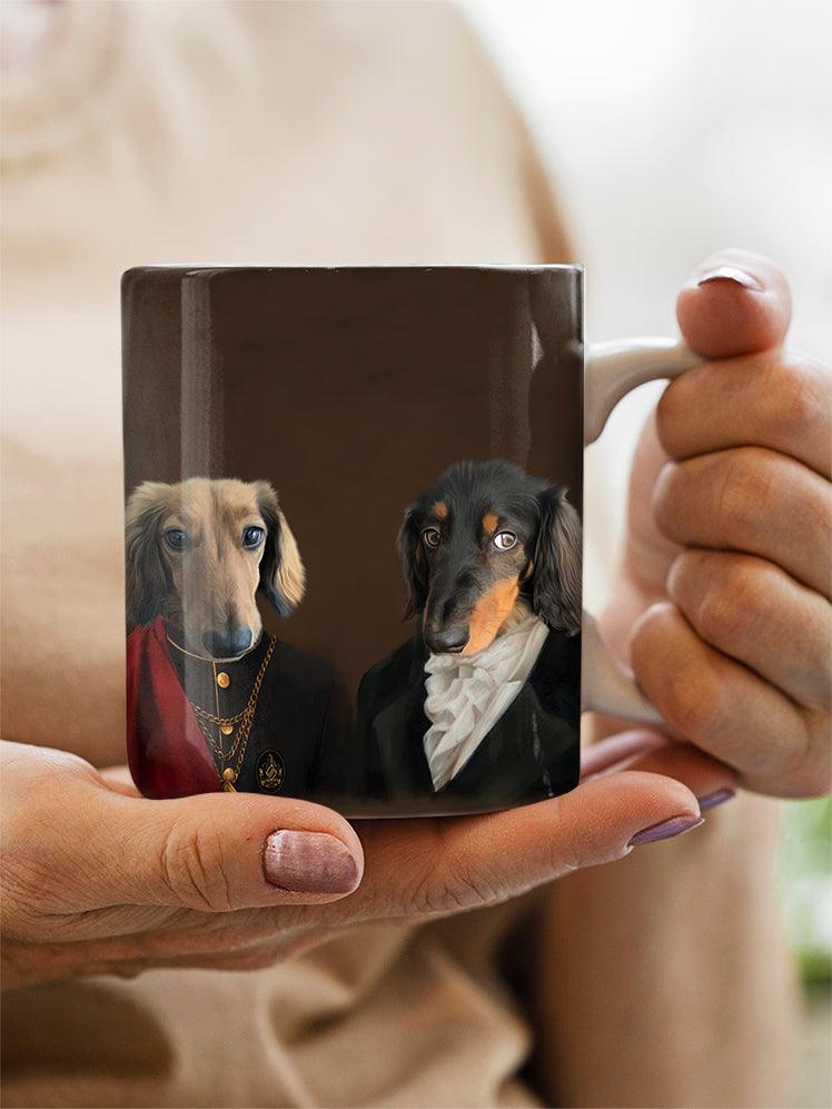 The Bourgeois Couple - Custom Sibling Pet Mug - NextGenPaws Pet Portraits