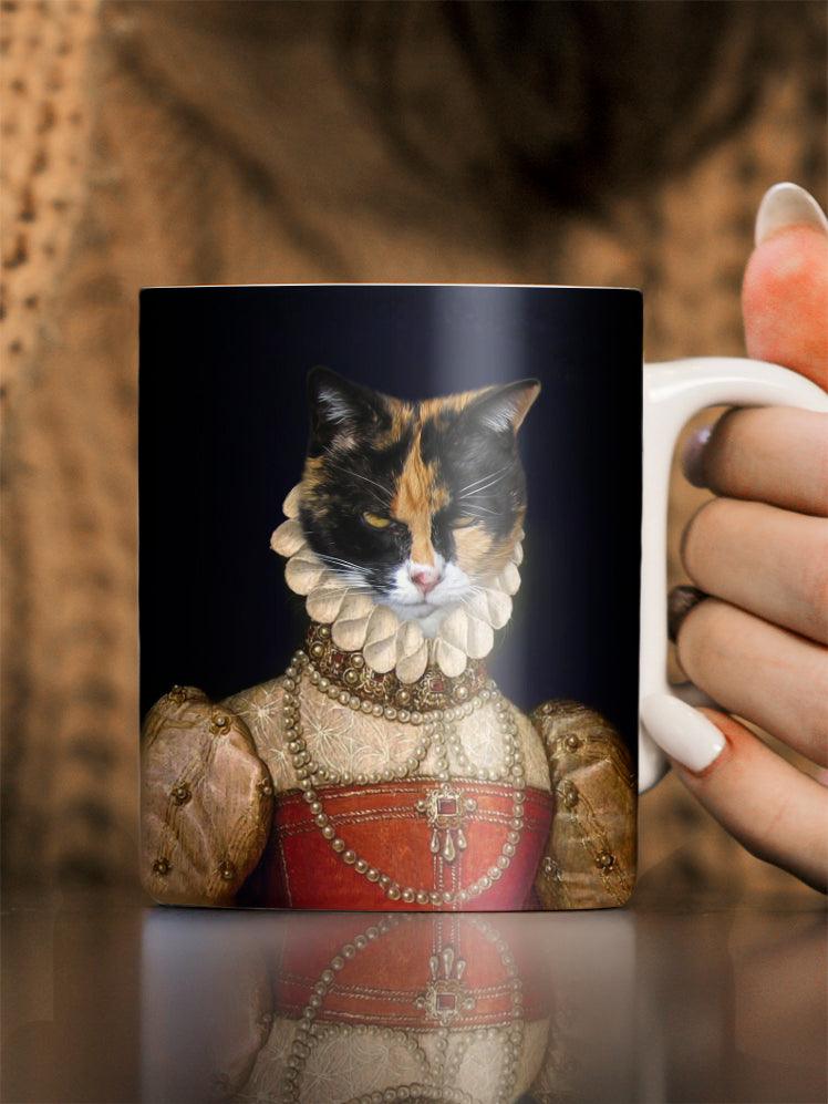 The Pearled Lady - Custom Pet Mug - NextGenPaws Pet Portraits