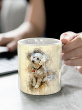 Load image into Gallery viewer, WaterColour - Custom Pet Mug - NextGenPaws Pet Portraits
