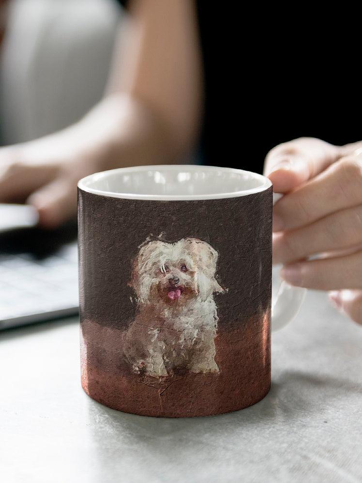 Craquelure Oil Painting - Custom Pet Mug - NextGenPaws Pet Portraits