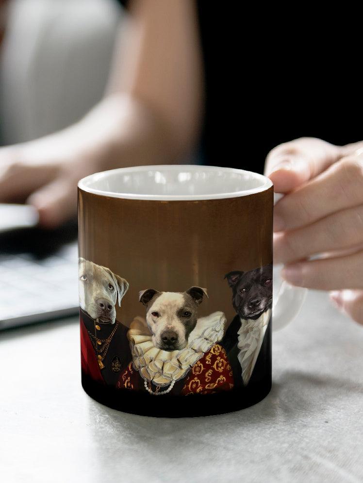 Lucky Trio - Custom Sibling Pet Mug - NextGenPaws Pet Portraits