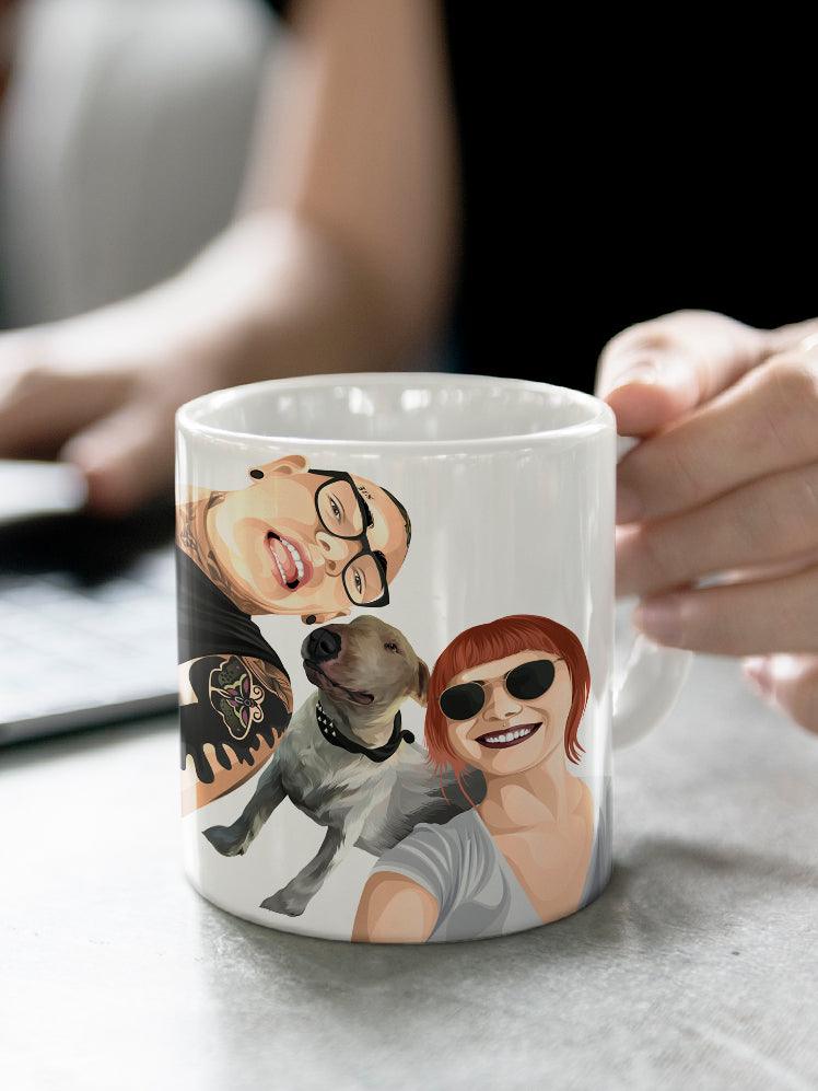 Human and Pet Design - Custom Pet Mug - NextGenPaws Pet Portraits