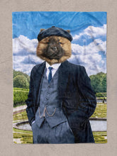 Load image into Gallery viewer, Pawky Blinder - Custom Pet Blanket - NextGenPaws Pet Portraits
