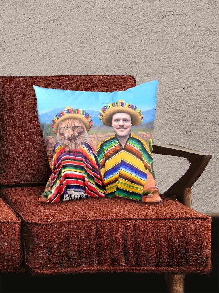 The Pawnchos - Custom Sibling Pet Pillow - NextGenPaws Pet Portraits