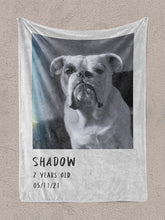 Load image into Gallery viewer, Polaroid Film - Custom Pet Blanket - NextGenPaws Pet Portraits
