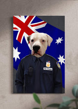 Load image into Gallery viewer, The Policeman - Custom Pet Portrait - NextGenPaws Pet Portraits
