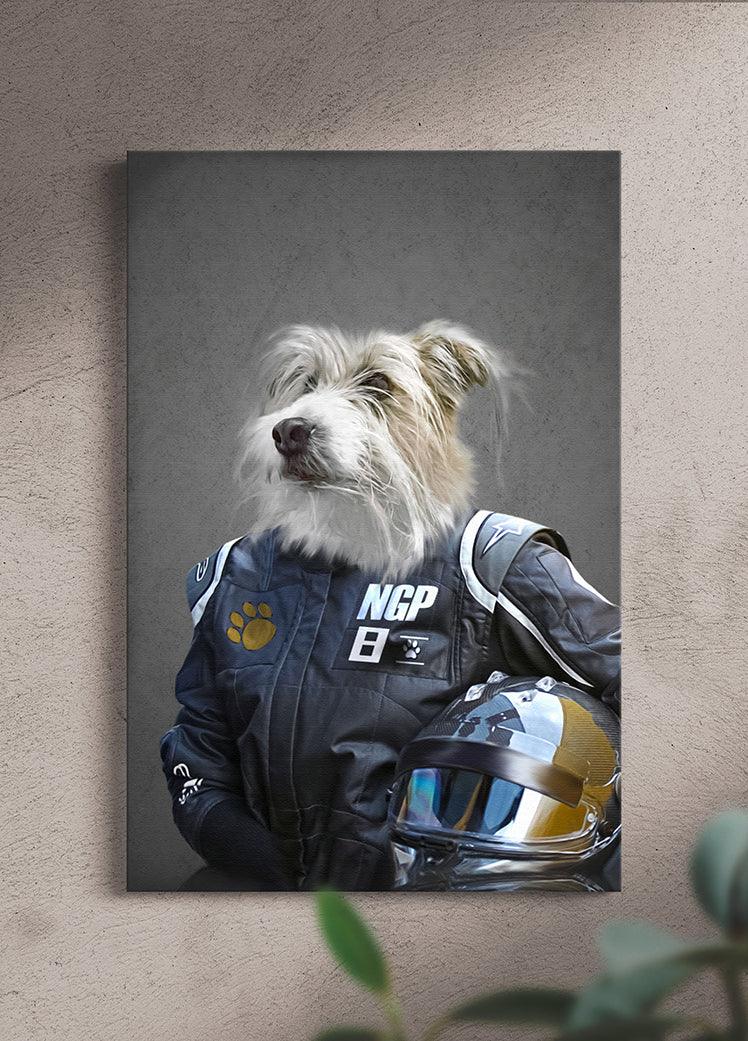 The Racer - Custom Pet Portrait - NextGenPaws Pet Portraits