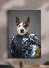 Load image into Gallery viewer, The Racer - Custom Pet Portrait - NextGenPaws Pet Portraits
