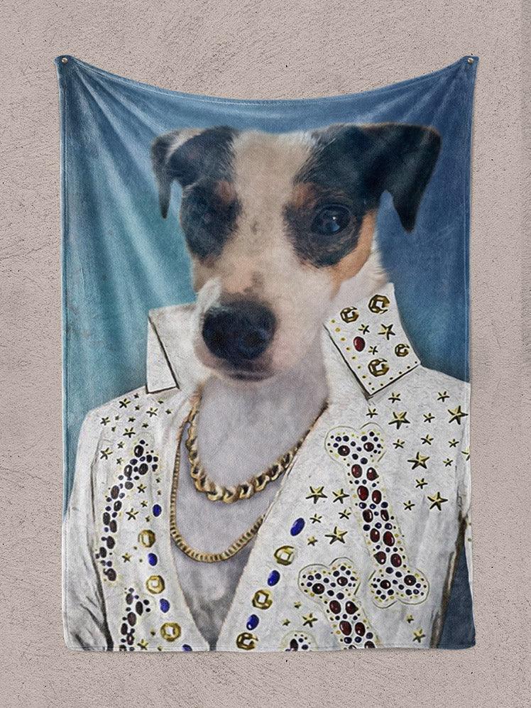 The Rock God - Custom Pet Blanket - NextGenPaws Pet Portraits