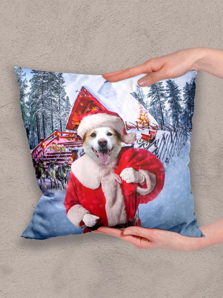 SantaPaw - Custom Christmas Pet Pillow - NextGenPaws Pet Portraits