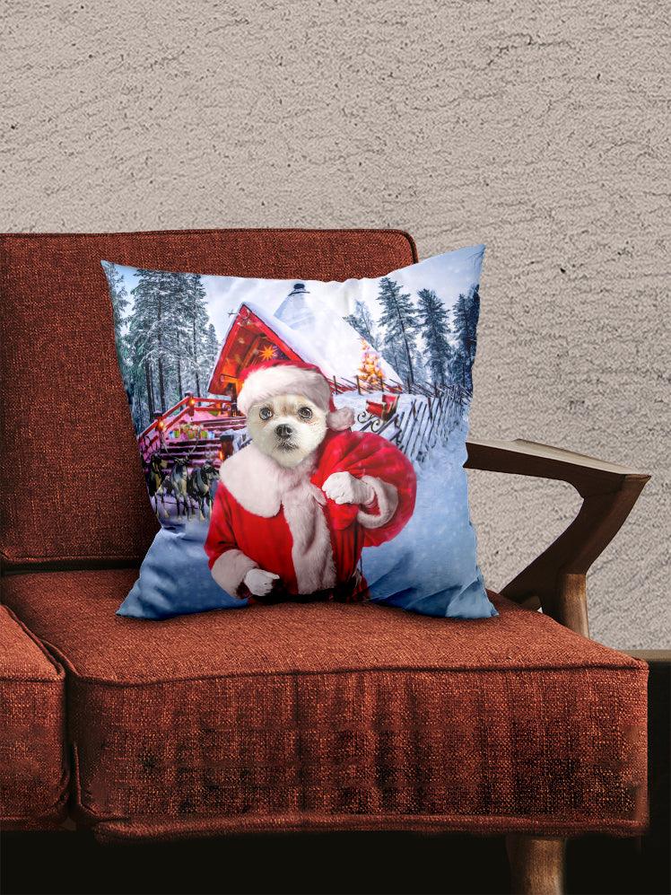 SantaPaw - Custom Christmas Pet Pillow - NextGenPaws Pet Portraits