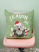 Load image into Gallery viewer, Season of Joy - Custom Pet Pillow - NextGenPaws Pet Portraits
