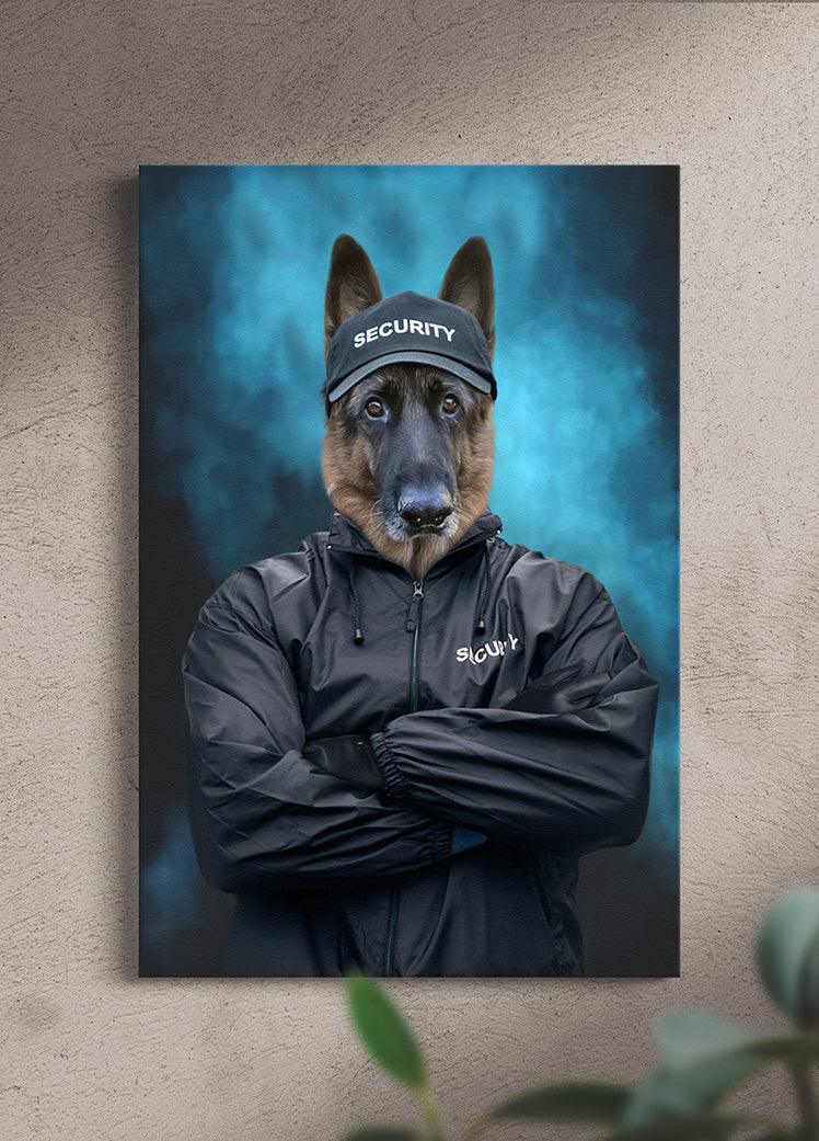 Security Paw - Custom Pet Portrait - NextGenPaws Pet Portraits