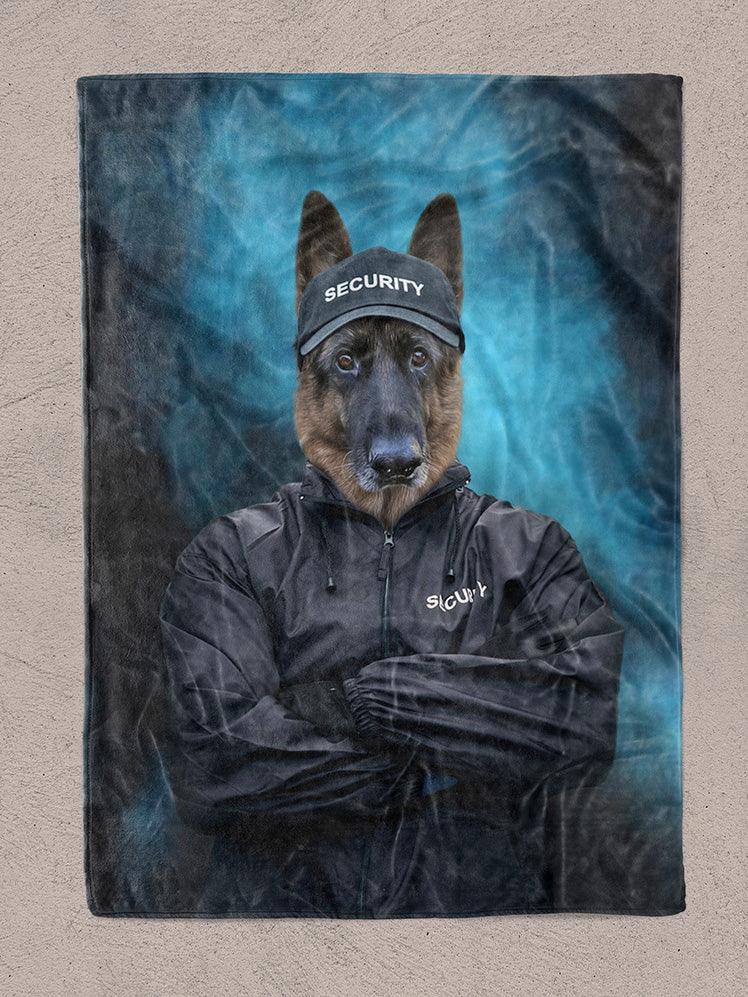 Security Paw - Custom Pet Blanket - NextGenPaws Pet Portraits