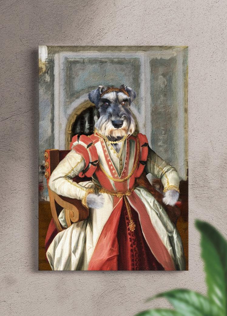 Medieval Princess - Custom Pet Portrait - NextGenPaws Pet Portraits