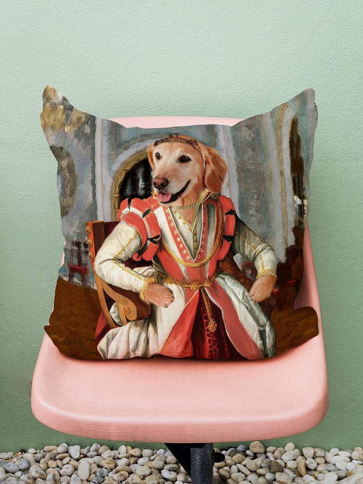 Medieval Princess - Custom Pet Pillow - NextGenPaws Pet Portraits