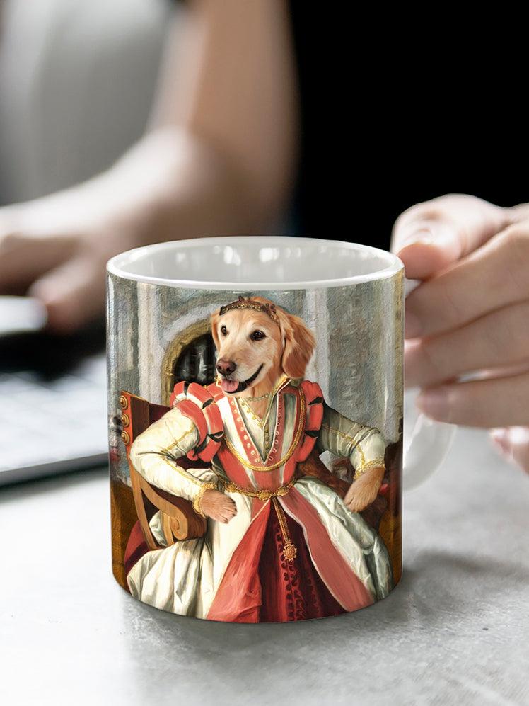 Medieval Princess - Custom Pet Mug - NextGenPaws Pet Portraits