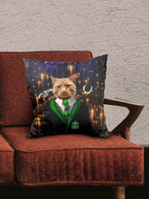 Load image into Gallery viewer, Slytherpaw - Custom Pet Pillow - NextGenPaws Pet Portraits
