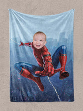 Load image into Gallery viewer, SpiderPaw - Custom Pet Blanket - NextGenPaws Pet Portraits
