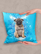 Load image into Gallery viewer, Splash Oil Painting - Custom Pet Pillow - NextGenPaws Pet Portraits

