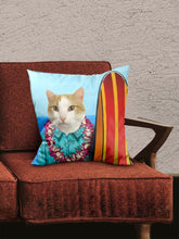 Load image into Gallery viewer, Surfer - Custom Pet Pillow - NextGenPaws Pet Portraits
