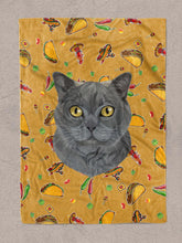 Load image into Gallery viewer, Funky Designs | Tacos - Custom Pet Blankets - NextGenPaws Pet Portraits
