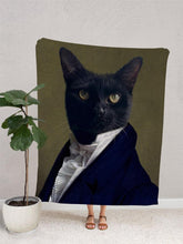 Load image into Gallery viewer, The Ambassador - Custom Pet Blanket - NextGenPaws Pet Portraits
