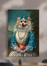 Load image into Gallery viewer, The Blue Princess - Custom Pet Portrait - NextGenPaws Pet Portraits
