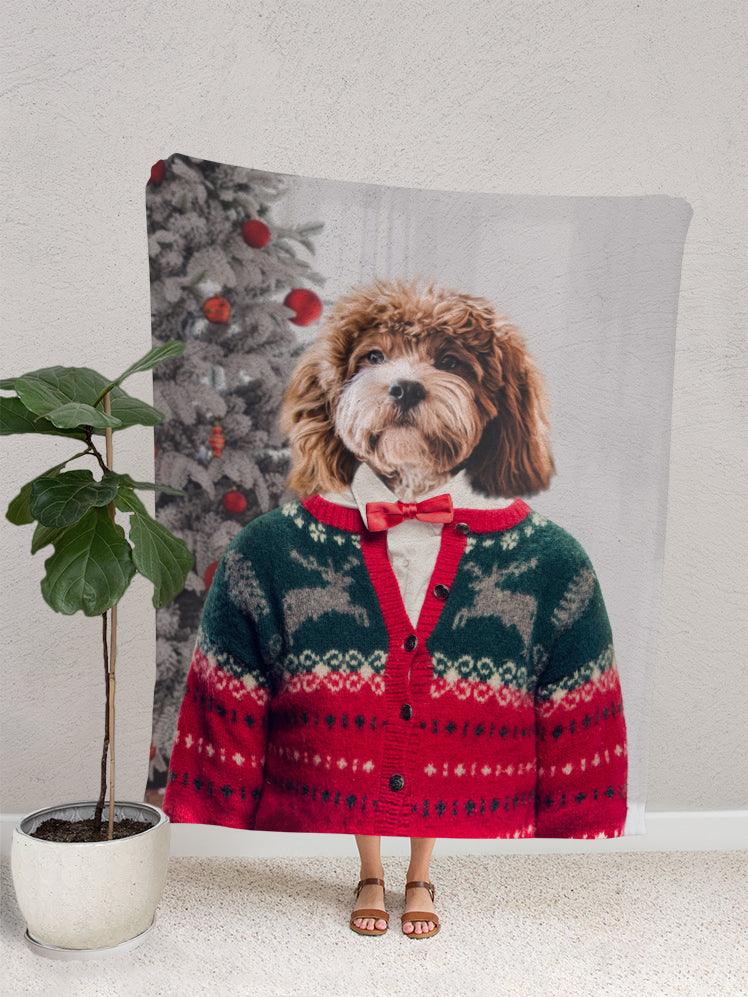 The Christmas Classic - Custom Christmas Pet Blanket - NextGenPaws Pet Portraits