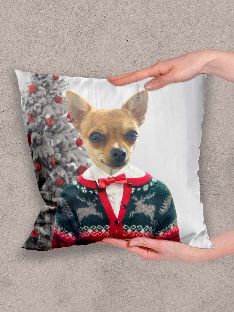 The Christmas Classic - Custom Christmas Pet Pillow - NextGenPaws Pet Portraits