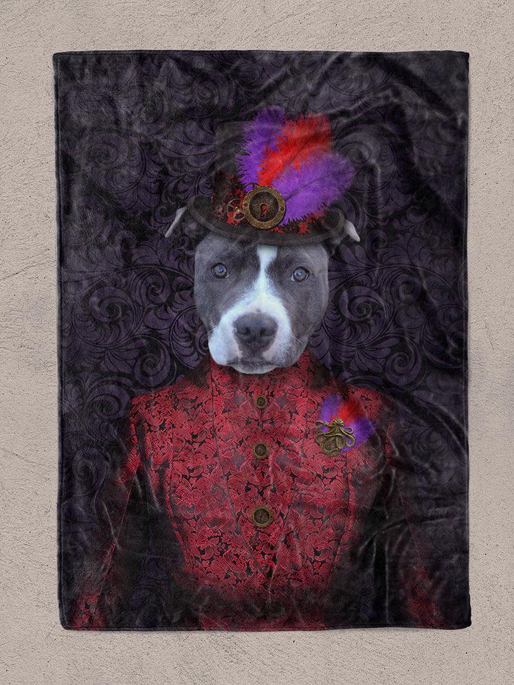 The Countess - Custom Pet Blanket - NextGenPaws Pet Portraits