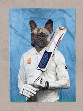 Load image into Gallery viewer, The Cricketer - Custom Pet Blanket

