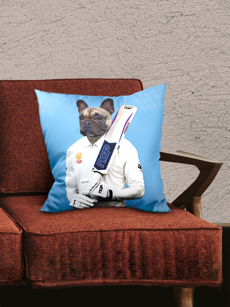 The Cricketer - Custom Pet Pillow