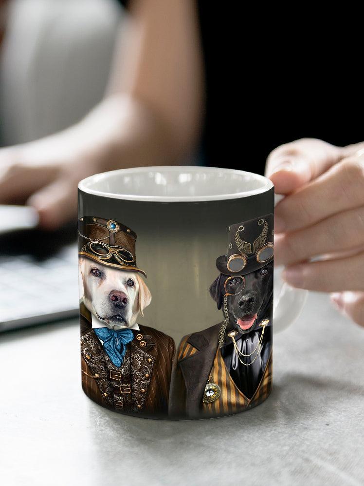 The Doc and The Pilot - Custom Sibling Pet Mug - NextGenPaws Pet Portraits