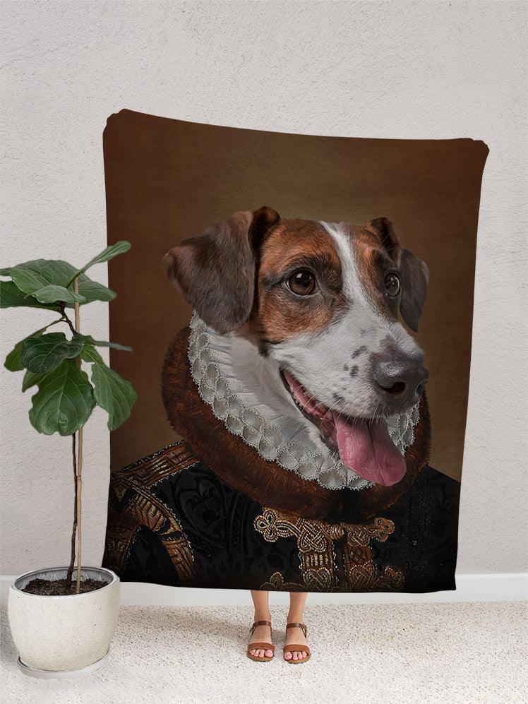 The Duke - Custom Pet Blanket - NextGenPaws Pet Portraits