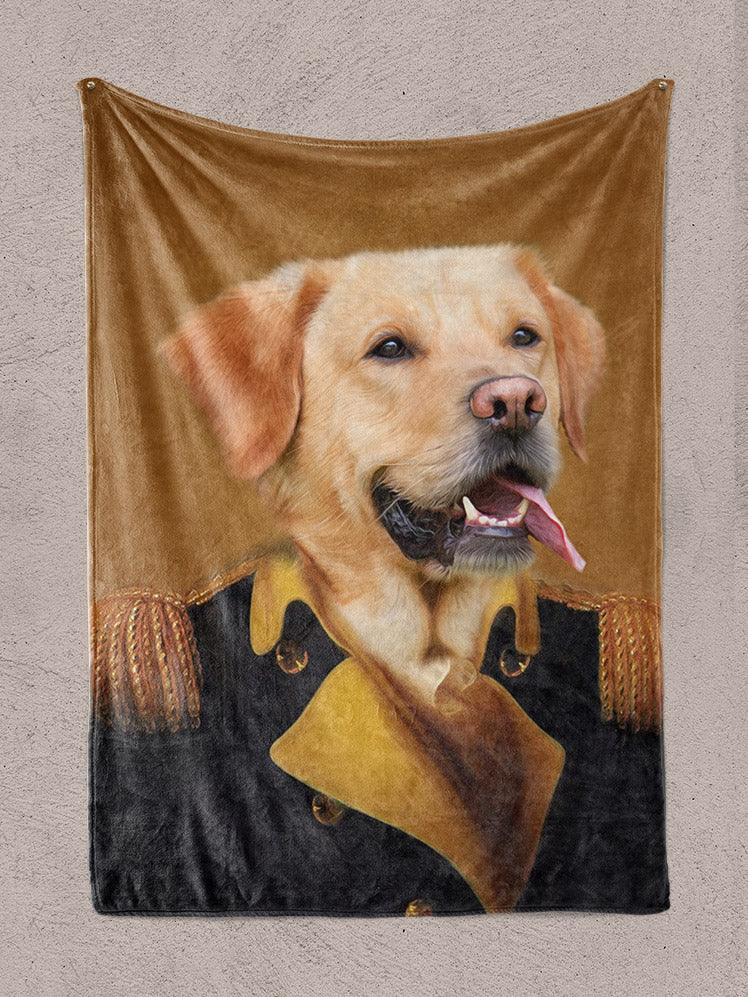 The Earl - Custom Pet Blanket - NextGenPaws Pet Portraits