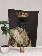Load image into Gallery viewer, The Emperor - Custom Pet Blanket - NextGenPaws Pet Portraits
